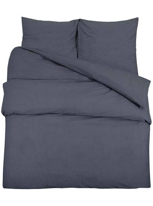 Parure de lit en coton au toucher doux à boutons cachés - vidaxl - Kiabi Parure de lit en coton au toucher doux à boutons cachés - vidaxl - Kiabi