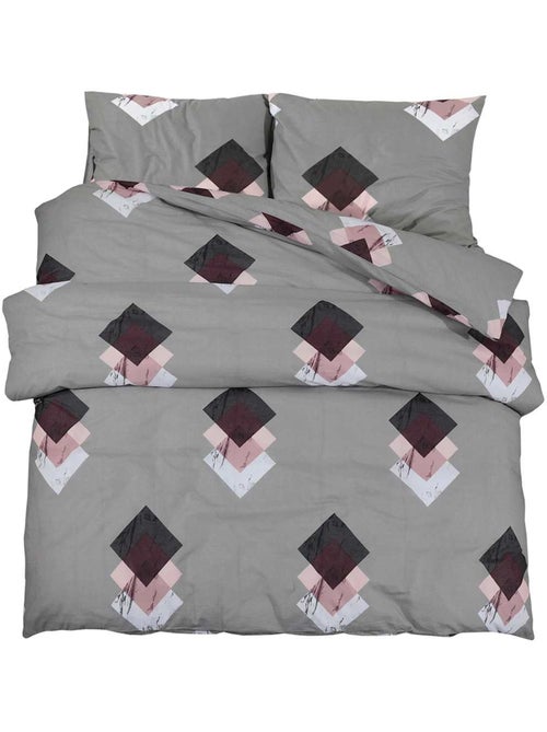 Parure de lit en coton au toucher doux à boutons cachés - vidaxl - Kiabi Parure de lit en coton au toucher doux à boutons cachés - vidaxl - Kiabi