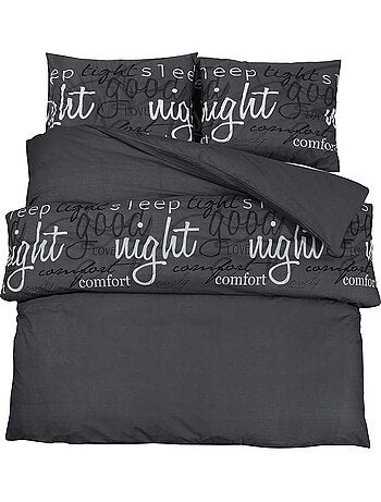 Parure de lit en coton au toucher doux à boutons cachés - vidaxl