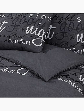 Parure de lit en coton au toucher doux à boutons cachés - vidaxl