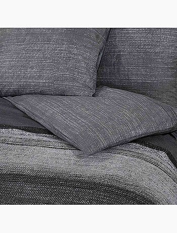 Parure de lit en coton au toucher doux à boutons cachés - vidaxl