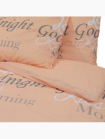 Parure de lit en coton au toucher doux à boutons cachés - vidaxl