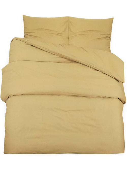 Parure de lit en coton au toucher doux à boutons cachés - vidaxl - Kiabi Parure de lit en coton au toucher doux à boutons cachés - vidaxl - Kiabi