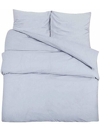 Parure de lit en coton housse de couette et taies - vidaxl