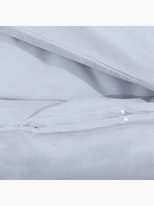 Parure de lit en coton housse de couette et taies - vidaxl - Kiabi Parure de lit en coton housse de couette et taies - vidaxl - Kiabi
