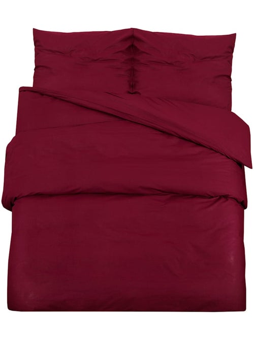Parure de lit en coton housse de couette et taies - vidaxl - Kiabi Parure de lit en coton housse de couette et taies - vidaxl - Kiabi