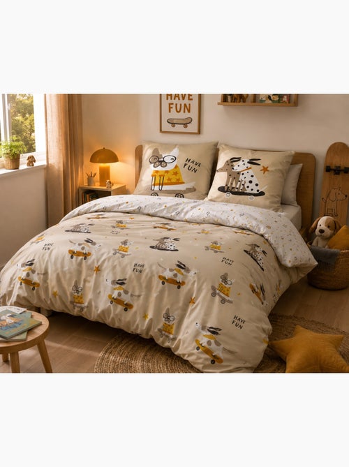 Parure de lit en coton isidore - Kiabi Parure de lit en coton isidore - Kiabi