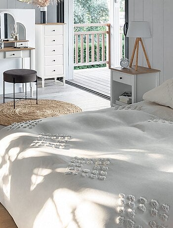 Parure de lit en coton lavé