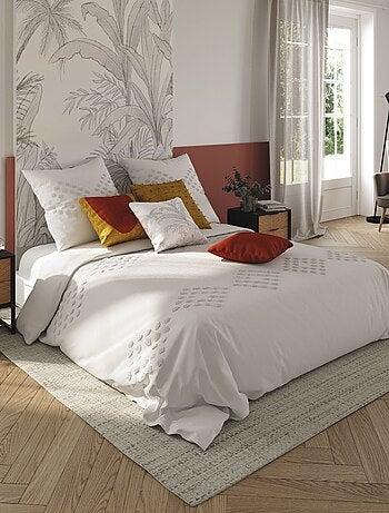 Parure de lit en coton lavé Tuft - 260 x 240 cm