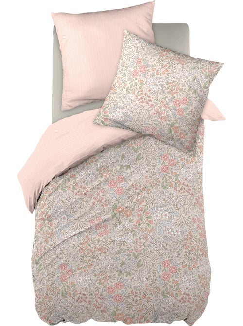 Parure de lit en coton pimprennelle - Kiabi Parure de lit en coton pimprennelle - Kiabi
