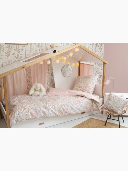 Parure de lit en coton pimprennelle - Kiabi Parure de lit en coton pimprennelle - Kiabi