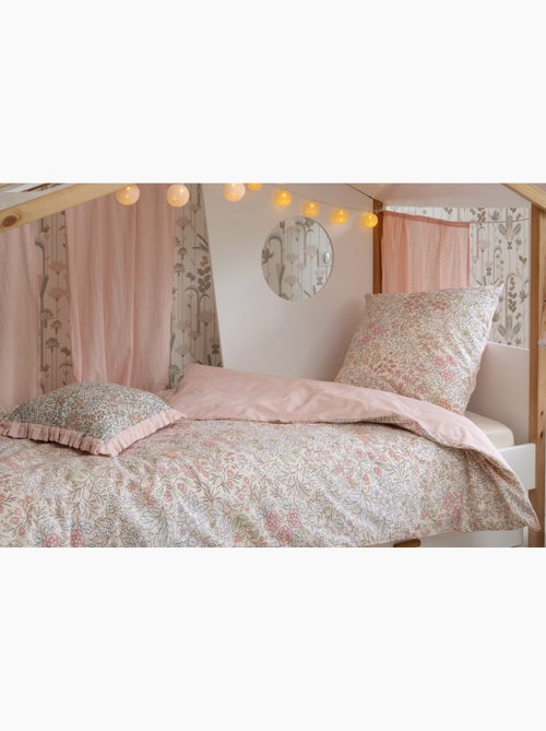 Parure de lit en coton pimprennelle - Kiabi Parure de lit en coton pimprennelle - Kiabi