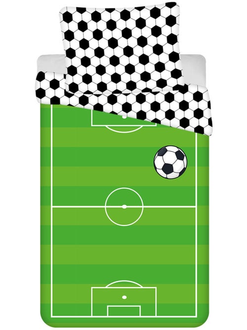 Parure de lit en coton pour enfant 'Football' – 140 x 200 cm, taie 70 x 90 cm – Jerry Fabrics - Kiabi