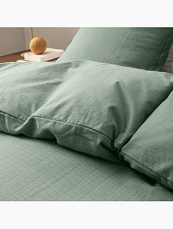 Parure de lit en coton relief Collection Clara