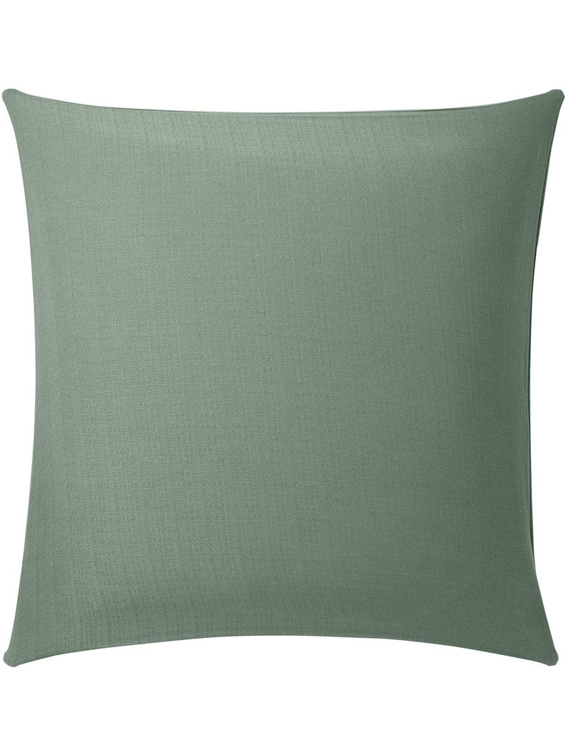 Parure de lit en coton relief Collection Clara Vert - Kiabi