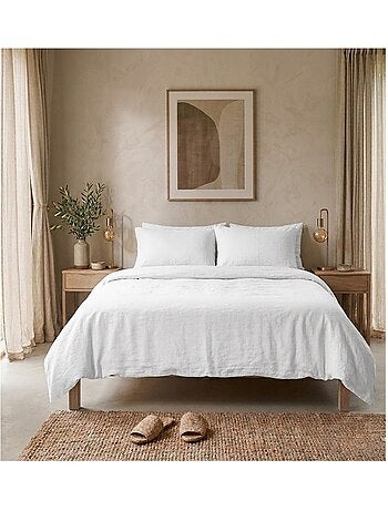 Parure de lit en double gaze de coton Floria