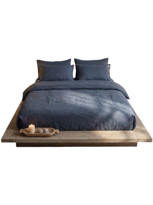 Parure de lit en double gaze de coton Floria - Kiabi