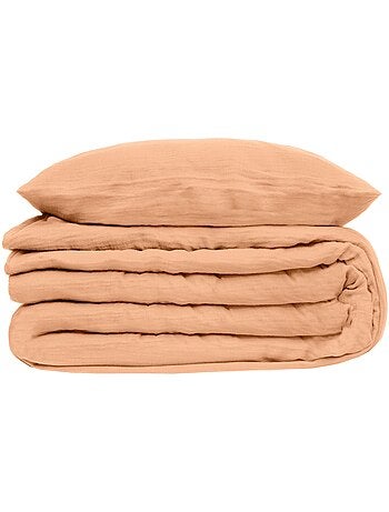 Housse couette + taie Flore