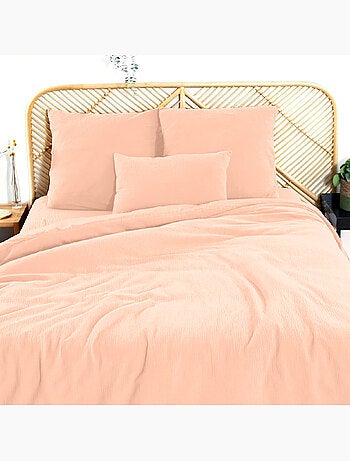 Parure housse de couette 100 % gaze de coton ozen