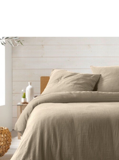 Parure de lit en Gaze de Coton - Promo linge - Kiabi