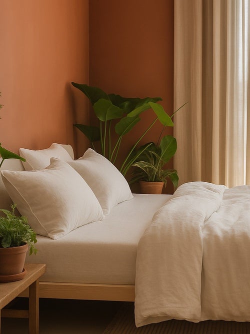 Parure de lit en Gaze de Coton - Promo linge - Kiabi