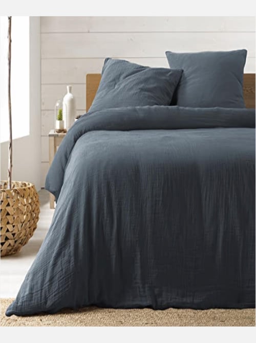 Parure de lit en Gaze de Coton - Promo linge - Kiabi