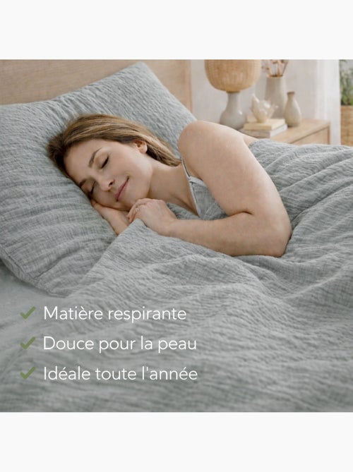 Parure de lit en Gaze de Coton - Promo linge - Kiabi