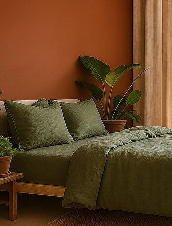 Parure de lit en Gaze de Coton - Promo linge