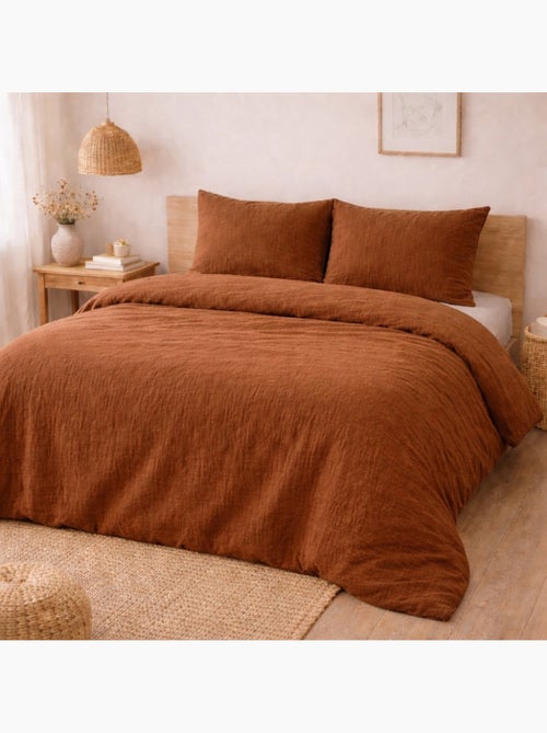 Parure de lit en Gaze de Coton - Promo linge - Kiabi