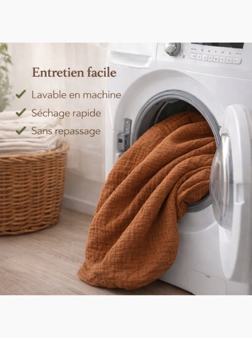 Parure de lit en Gaze de Coton - Promo linge - Kiabi