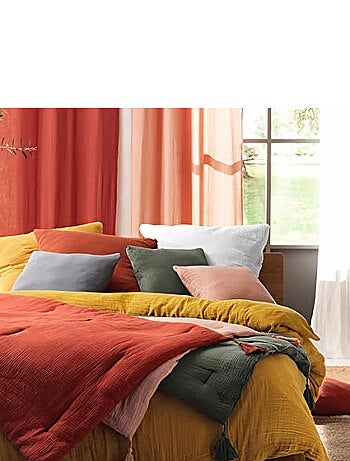 Parure de lit en Gaze de Coton - Promo linge