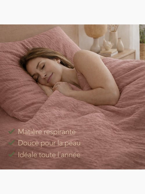 Parure de lit en Gaze de Coton - Promo linge - Kiabi