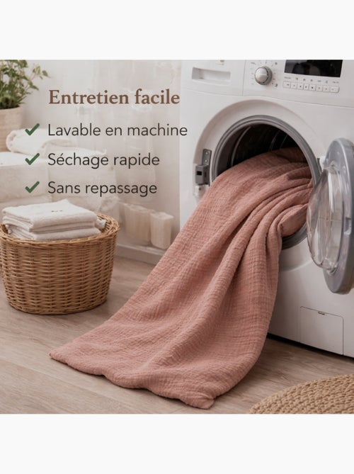 Parure de lit en Gaze de Coton - Promo linge - Kiabi