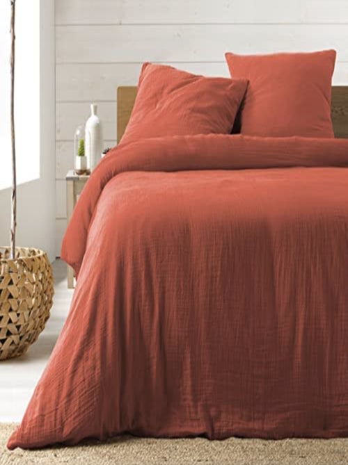 Parure de lit en Gaze de Coton - Promo linge - Kiabi