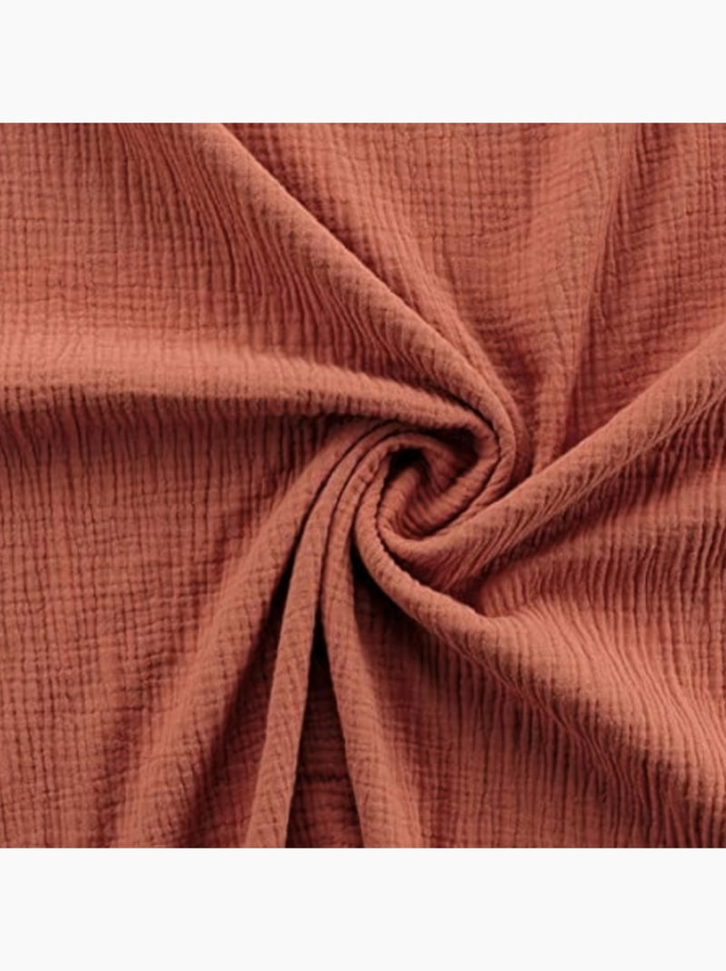 Parure de lit en Gaze de Coton - Promo linge Terracotta - Kiabi