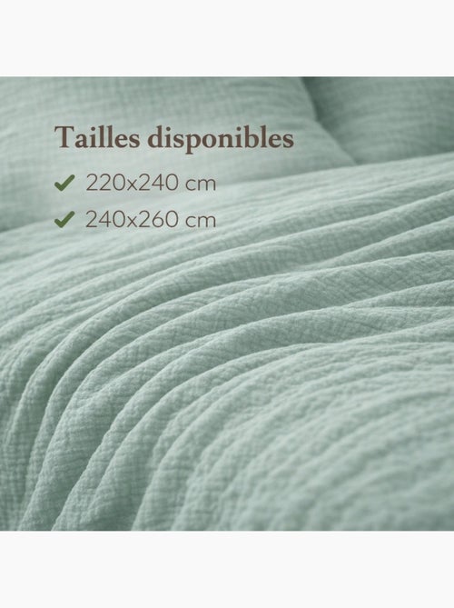 Parure de lit en Gaze de Coton - Promo linge - Kiabi