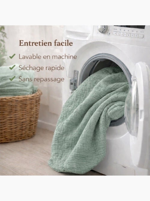Parure de lit en Gaze de Coton - Promo linge - Kiabi