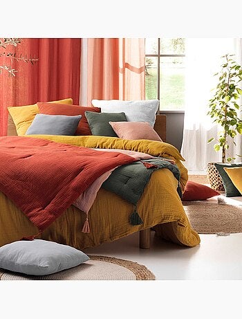 Parure de lit en gaze de coton