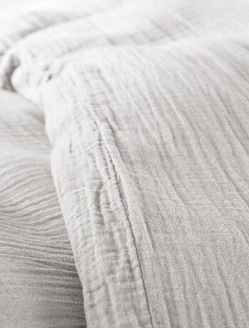 Parure de Lit en Gaze de Coton pour Lit Une Place Parure de Couette 140x200cm