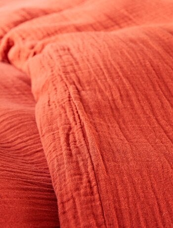 Parure de Lit en Gaze de Coton pour Lit Une Place Parure de Couette 140x200cm