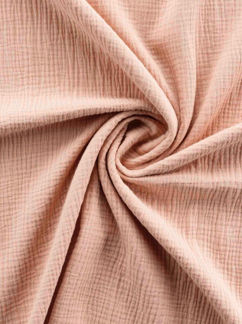Parure de lit en gaze de coton Rose clair - Kiabi