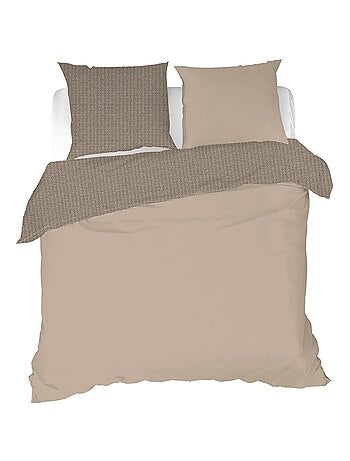 Parure de lit en gaze de coton Zig Zag