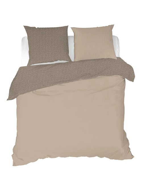 Parure de lit en gaze de coton Zig Zag - Kiabi