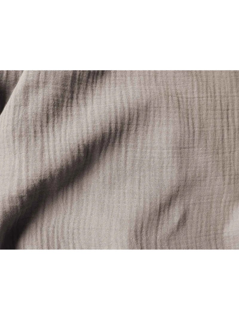 Parure de lit en gaze de coton Zig Zag Beige - Kiabi