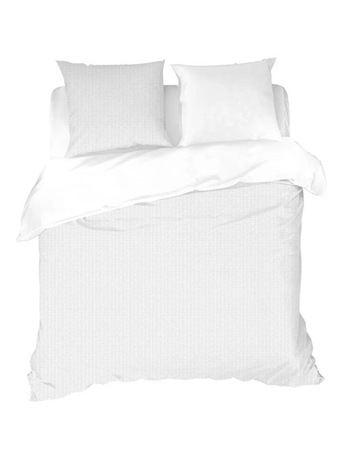 Parure de lit en gaze de coton Zig Zag - Kiabi
