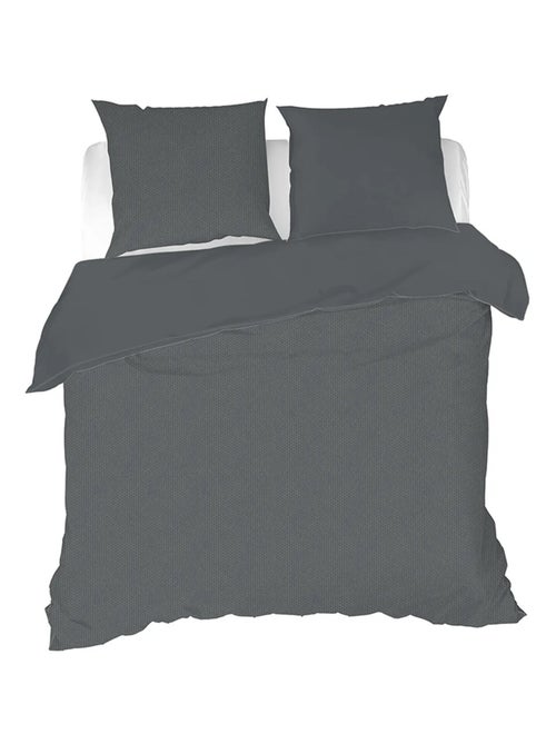 Parure de lit en gaze de coton Zig Zag - Kiabi