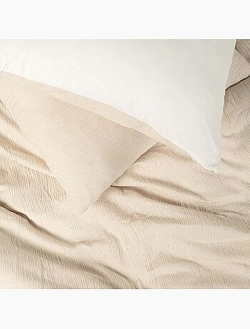 Parure de lit en gaze de microfibre collection bicolore