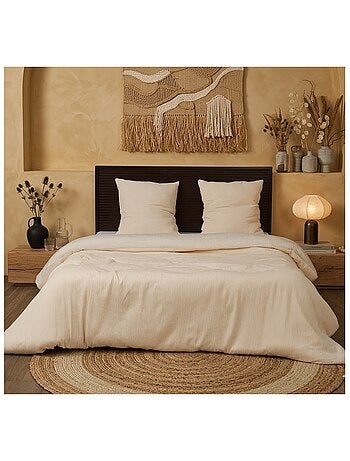 Parure de lit en gaze de microfibre Collection Bicolore