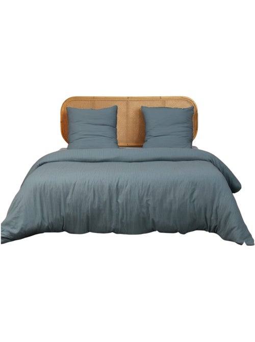 Parure de lit en gaze de microfibre Collection Uni - Kiabi