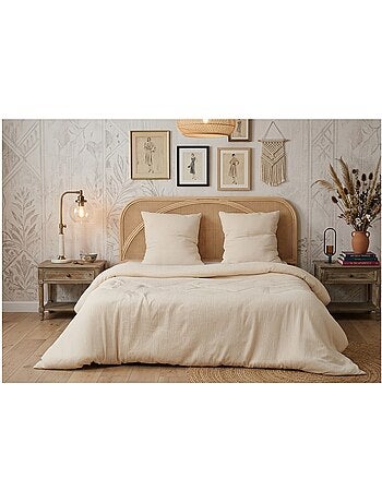 Parure de lit en gaze de microfibre Collection Uni